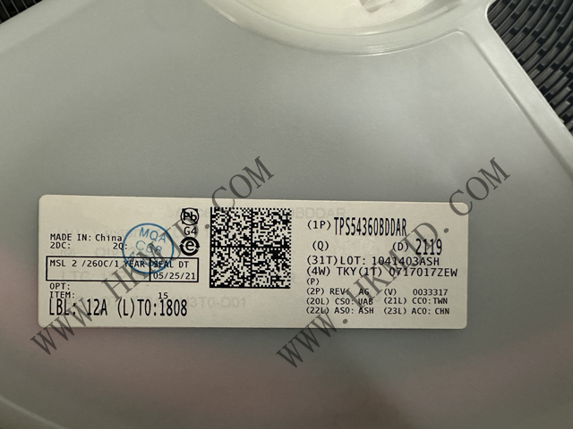 （分銷TI）電源IC TPS54360BDDAR 60V 輸入、3.5A 降壓直流/直流轉(zhuǎn)換器