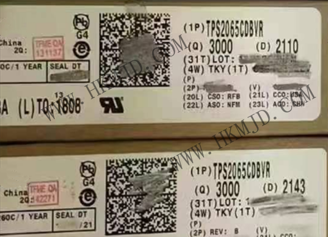 明佳達電子 —— 供應 [TI] TPS2065CDBVR 電源開關 IC - 限流，配電開關