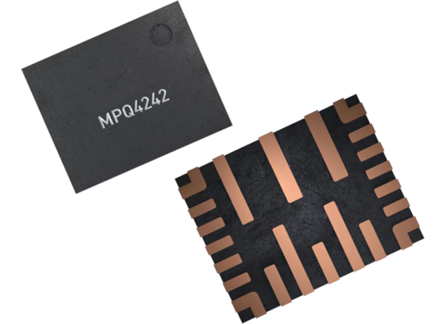 MPQ4242GVE-0000-AEC1：集成升降壓變換器的 5A、36V 、全集成 USB PD 解決方案